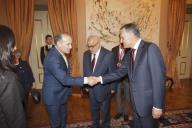 O Presidente da República, Aníbal Cavaco Silva, recebe em audiência o Primeiro-Ministro do Reino de Marrocos, Abdelilah Benkirane, a 20 de abril de 2015