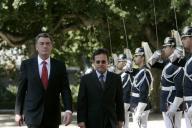 Audiência concedida pelo Presidente da República, Aníbal Cavaco Silva, ao Presidente da República da Ucrânia, Viktor Yushchenko, a 18 de outubro de 2007