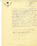 Decreto de autorização de reintegração, nas suas funções de Presidente do Ministério e Ministro das Colónias, de António José de Almeida, sendo exonerado do cargo que estava a exercer interinamente, Afonso Costa, Ministro das Finanças. 