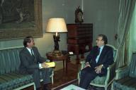 Audiência concedida pelo Presidente da República, Jorge Sampaio, a Dom Duarte Pio de Bragança, a 24 de novembro de 1997
