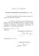 Decreto que ratifica o Tratado de Auxílio Judiciário Mútuo em Matéria Penal entre a República Portuguesa e os Estados Unidos Mexicanos [México], assinado em Lisboa em 20 de outubro de 1998.