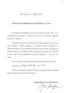 Decreto que estende ao território de Macau a Convenção sobre a Resolução de Diferendos Relativos a Investimentos Verificados entre Estados e Nacionais de Outros Estados, de 18 de março de 1965.