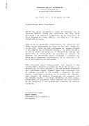 Carta de Miguel de La Madrid H., Presidente Constitucional dos Estados Unidos Mexicanos, dirigida ao Presidente da República Portuguesa, Mário Soares, referindo-se à recente Reunião-Cimeira dos 6 Chefes de Estado e de Governo integrantes da Iniciativa para a Paz e o Desarmamento que se realizou em Ixtapa, México, nos dias 6 e 7 de agosto de 1986 e agradecendo o apoio do Governo português.