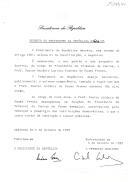Decreto de exoneração do Dr. António Luciano Pacheco de Sousa Franco do cargo que exercia como Presidente do Tribunal de Contas, louvando a sua "extrema competência, isenção e rigor" no exercício, ao longo de 9 anos, daquele alto cargo. 