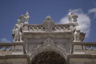 Fotografias do Jardim da Cascata do Palácio de Belém, após as obras de restauro.