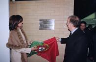 Deslocação do Presidnte da República, Jorge Sampaio, a Alcobaça, por ocasião das comemorações do dia 1 de dezembro, visita ao Mosteiro de Alcobaça e Inauguração do Museu de Faiança Raul da Bernarda, a 1 de dezembro de 2000