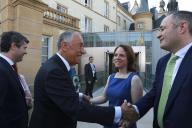 O Presidente da República, Marcelo Rebelo de Sousa, no âmbito da visita de Estado ao Luxemburgo, acompanha o recenseamento de três portuguesas, a 24 de maio de 2017
