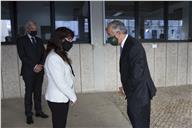 O Presidente da República e Comandante Supremo das Forças Armadas, Marcelo Rebelo de Sousa, preside, no Instituto de Defesa Nacional, à sessão de lançamento do livro “70 anos de Portugal na Aliança Atlântica”, em Lisboa, a 3 de maio de 2021