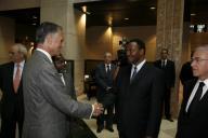 Deslocação do Presidente da República, Aníbal Cavaco Silva, ao edifício sede da Caixa Geral de Depósitos, em Lisboa, por ocasião da inauguração da exposição de Artes Plásticas "Artistas de Moçambique, Percursos Recentes", a 18 de junho de 2007