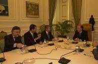 Audiência concedida pelo Presidente da República, Jorge Sampaio, ao Secretário-Geral do Partido Socialista, Eng.º José Sócrates, a 20 de outubro de 2004