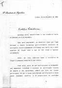 Carta do Presidente da República, Mário Soares, endereçada a D. José Francisco da Mata Mourisca, Bispo do Uíge, agradecendo a carta que lhe foi dirigida sobre a campanha humanitária sob seu patrocínio e assegurando que continuará "a acompanhar com empenhado interesse o processo de pacificação interna em Angola", não deixando de dar a sua "contribuição positiva para o termo deste desumano conflito" no sentido de proporcionar ao povo angolano a paz e o bem estar económico por que tanto anseia.