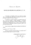 Decreto que estende ao território de Macau a Convenção Internacional para a Supressão do Tráfico de Mulheres e Crianças, aprovada para ratificação pela Lei n.º 1544, de 4 de fevereiro de 1924.