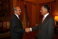 Audiência concedida pelo Presidente da República, Aníbal Cavaco Silva, ao Presidente do Instituto Universitário Europeu de Florença, Prof. Yves Mény, a 20 de abril de 2007