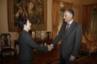 Audiência concedida pelo Presidente da República, Aníbal Cavaco Silva, ao Presidente da Assembleia Nacional da Áustria, Barbara Prammer, a 18 de setembro de 2007