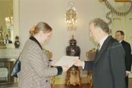 Receção de credenciais de novos embaixadores em Portugal, a 6 de novembro de 2003