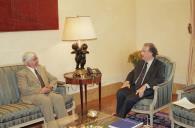 Audiência concedida pelo Presidente da República, Jorge Sampaio, a uma delegação do CDS-Açores, a 26 de junho de 2000