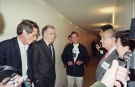 Deslocação do Presidente da República, Jorge Sampaio, ao Centro Cultural de Belém, onde assiste ao Coro de Câmara ACCENTUS, no âmbito da Festa da Música, a 29 de abril de 2000