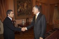 O Presidente da República, Aníbal Cavaco Silva, recebe em audiência o Partido Ecologista "Os Verdes", a 25 de março de 2011