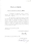 Decreto determinando que são indultadas, na parte não cumprida, as penas de prisão aplicadas a Vítor Manuel Duarte das Neves, em vários processos.