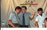 Deslocação do Presidente da República, Jorge Sampaio, à Costa da Caparica - INATEL, no âmbito do Festival Mundial da Juventude "Europa-Direitos Humanos", a 6 de agosto de 1998