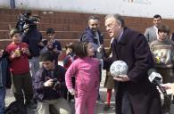 Deslocação do Presidente da República, Jorge Sampaio, à Escola Básica 1 Raul Lino, na Calçada da Tapada, a 9 de março de 2005