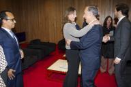 O Presidente da República Marcelo Rebelo de Sousa preside à cerimónia de entrega do Prémio Pessoa 2015, que decorre na Culturgest, em Lisboa, entregando o Prémio ao escultor Rui Chafes, a 15 abril 2016