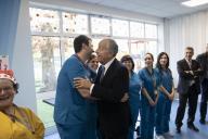 O Presidente da República Marcelo Rebelo de Sousa visita a Ala Pediátrica do Centro Hospitalar Universitário de São João no Porto, tendo convivido com os doentes e seus familiares ali presentes, assim como com as equipas médicas que se encontravam de serviço neste dia de Natal, a 25 de dezembro de 2018