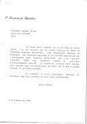Condolências pelo falecimento de François Mitterrand da parte do Presidente da República, Mário Soares