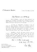Carta do Presidente da República, Mário Soares, dirigida a Patricio Aylwin Azocar, Presidente da República do Chile, agradecendo carta de 3 de março de 1993 sobre a candidatura de Rafael Moreno ao cargo de Diretor Geral da FAO e informando ter dado conhecimento da mesma ao Governo português.