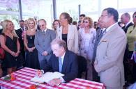Deslocação do Presidente da República, Jorge Sampaio, e da Senhora D. Maria José Ritta, a Campo Maior, por ocasião das Festas do Povo, a 28 de agosto de 2004