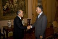 Audiência concedida pelo Presidente da República, Aníbal Cavaco Silva, ao Presidente Mundial da Toshiba, Atsutoshi Nishida, a 7 de outubro de 2008