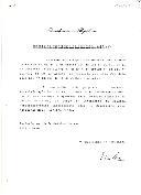 Decreto de exoneração do Brigadeiro José Agostinho Melo Ferreira Pinto do cargo que exercia como Comandante da Brigada Aerotransportada Independente. 