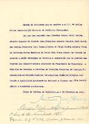 Decreto de exoneração, a pedido, de Manuel Maria Coelho, António Augusto de Almeida Aroz, Francisco António Correia, José Cortêz dos Santos, Francisco Luiz Ramos, Alberto da Veiga Simões, António Pires de Carvalho, Carlos Henrique da Silva Maia Pinto, Manuel de Lacerda Almeida e Antão Fernandes Carvalho, respetivamente, dos cargos de Presidente do Ministério e Ministro Interior e interino do Trabalho, Ministros da Justiça, Finanças, Guerra, Marinha,  Negócios Estrangeiros, Comércio, Colónias, Instrução e Agricultura. 