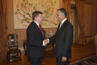 Audiência concedida pelo Presidente da República, Aníbal Cavaco Silva, ao Diretor-Geral da Organização Internacional do Trabalho (OIT), Guy Ryder, a 5 de novembro de 2013