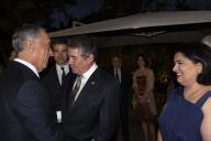 O Presidente Marcelo Rebelo de Sousa na receção à comunidade portuguesa residente em Brasília, que se realizou na residência do Embaixador de Portugal na capital brasileira, a 30 outubro 2016