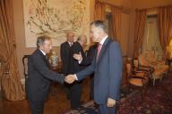 O Presidente da República, Aníbal Cavaco Silva, recebe em audiência uma Delegação do Maratona Clube de Portugal, a 13 de maio de 2015