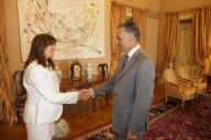Audiência concedida pelo Presidente da República, Aníbal Cavaco Silva, a uma delegação do Partido Comunista Português, a 2 de outubro de 2014