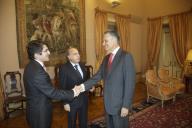 O Presidente da República, Aníbal Cavaco Silva, recebe em audiência o Presidente da Autoridade Nacional de Comunicações (ANACOM), Prof. José Manuel Amado da Silva, a 5 de janeiro de 2012