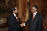 Audiência concedida pelo Presidente da República, Aníbal Cavaco Silva, ao Presidente da Câmara Municipal do Funchal, Miguel Albuquerque, a 23 de julho de 2007