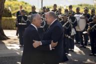 No início da Visita Oficial a Portugal, o Presidente da Geórgia, Giorgi Margvelashvili, foi recebido no Palácio de Belém, pelo Presidente da República Marcelo Rebelo de Sousa, tendo sido prestadas honras militares e executados os Hinos nacionais no Pátio dos Bichos, a 2 de outubro de 2017