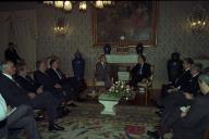 O Presidente da República, Jorge Sampaio, recebe o Presidente da República Federativa do Brasil, Fernando Henrique Cardoso, a 17 de abril de 1999