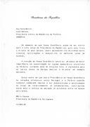 Mensagem de felicitações do Presidente da República Portuguesa, Mário Soares, endereçada a Lech Walesa, Presidente eleito da República da Polónia, por ocasião da sua eleição para o cargo, "pelo voto direto e livre do povo polaco", momento que "constitui um passo da maior importância na consolidação do regime democrático pluralista na Polónia".