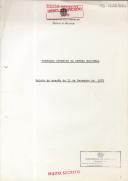 Conselho Superior da Defesa Nacional - Relato da sessão de 15 de Dezembro de 1972 