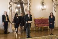 O Presidente da República Marcelo Rebelo de Sousa, recebe as cartas credenciais do novo Embaixador de Angola em Portugal, Carlos Alberto Saraiva de Carvalho Fonseca, a 11 de julho de 2011