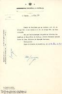 Decreto de nomeação do Dr. Fernando Andrade Pires de Lima, Ministro da Educação Nacional, para exercer o cargo de Ministro interino da Justiça.