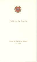 Ementa do jantar oferecido pelo Presidente da República Américo Tomás, no Palácio Nacional da Ajuda, em honra dos Reis da Tailândia, em 22 de agosto de 1960.