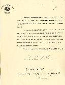 Decreto de exoneração, a pedido, de Júlio Alberto de Sousa Schiappa de Azevedo do cargo de Ministro da Guerra e de nomeação de António Lopes Matheus, Ministro do Interior, para ocupar interinamente, o mesmo cargo. 