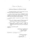 Decreto que reduz, por indulto, em dois anos de prisão, por razões humanitárias, a pena residual de prisão aplicada a Domingos Gomes Sanches, de 33 anos de idade, no processo n.º 431/95 do 2.º Juízo Criminal do Tribunal Judicial da Comarca de Oeiras.