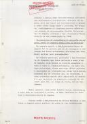 Conselho Superior da Defesa Nacional - Relato sucinto da Sessão de 18 de Outubro de 1968