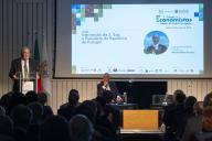 O Presidente da República Marcelo Rebelo de Sousa participa, na sede da UCCLA - União das Cidades Capitais de Língua Portuguesa, no 1.º Fórum de Economistas das Cidades de Língua Portuguesa, que decorreu sob o tema “O papel dos países de língua oficial portuguesa na economia global: novos desafios e oportunidades”, a 25 de maio de 2019